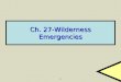 Ch. 27-Wilderness Emergencies