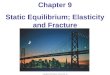 Chapter 9 Static Equilibrium; Elasticity and Fracture