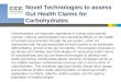 Novel Technologies to assess  Gut Health Claims for  Carbohydrates