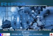 Real Time Financial Analysis in Process Plants