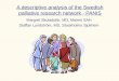 A descriptive analysis of the Swedish palliative research network - PANIS