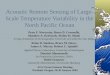 Acoustic Remote Sensing of Large-Scale Temperature Variability in the North Pacific Ocean