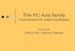 The PC-Axis family A consortium for output databases