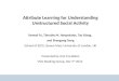 Attribute Learning for Understanding Unstructured Social Activity