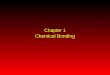Chapter 1 Chemical Bonding