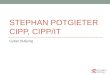 Stephan Potgieter CIPP, CIPP/IT