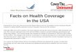 Facts on Health Coverage  in the USA