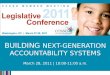 Building  Next-Generation Accountability Systems March 28, 2011 | 10:00-11:00 a.m