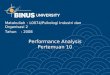 Performance Analysis Pertemuan 10