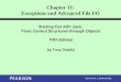Chapter 11: Exceptions and Advanced File I/O