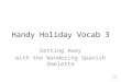 Handy Holiday Vocab 3