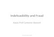 Indefeasibility and Fraud