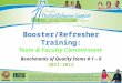 Booster/Refresher Training: Team & Faculty Commitment