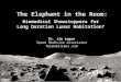 The Elephant in the Room: Biomedical Showstoppers for  Long Duration Lunar Habitation?