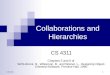 Collaborations and Hierarchies