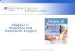 Chapter 7: Diagnosis and Treatment; Surgery