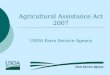Agricultural Assistance Act 2007