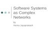 Software Systems as Complex Networks