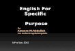 English For Specific  Purpose
