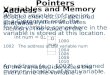 Pointers Variables and Memory Address