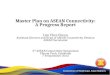 Master Plan on ASEAN Connectivity: A Progress Report Lim Chze Cheen