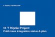 11 T Dipole Project Cold  mass integration status  &  plan