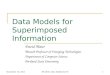 Data Models for Superimposed Information