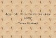 Age of Oil Test Review Game