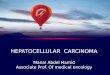 HEPATOCELLULAR  CARCINOMA Manal Abdel Hamid Associate Prof. Of medical oncology