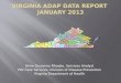 Virginia ADAP Data Report  January 2013