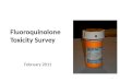 Fluoroquinolone Toxicity Survey