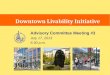 Downtown  Livability Initiative