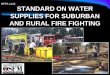 STANDARD ON WATER SUPPLIES FOR SUBURBAN AND RURAL FIRE FIGHTING