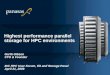 Highest performance parallel storage for HPC environments