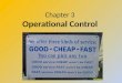 Chapter 3 Operational Control