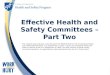 Effective Health and Safety Committees – Part Two