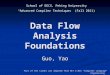 Data Flow Analysis Foundations