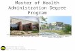 Master of Health Administration Degree Program