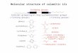 Molecular structure of calamitic LCs