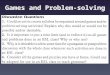Games and Problem-solving
