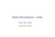 Data  Structures:  Lists