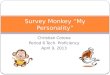 Survey Monkey “My Personality”