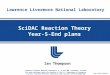 SciDAC  Reaction Theory Year-5-End plans