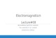 Electromagnetism Lecture#08