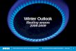 Winter Outlook Heating season 2008-2009