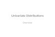 Univariate  Distributions