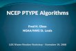 NCEP PTYPE Algorithms