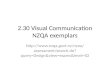 2.30 Visual Communication NZQA exemplars