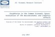 Kazakhstan in the Common Economic Space :  evaluation of the macroeconomic and industry effects