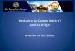 Welcome to Comox Rotary’s Auction Night